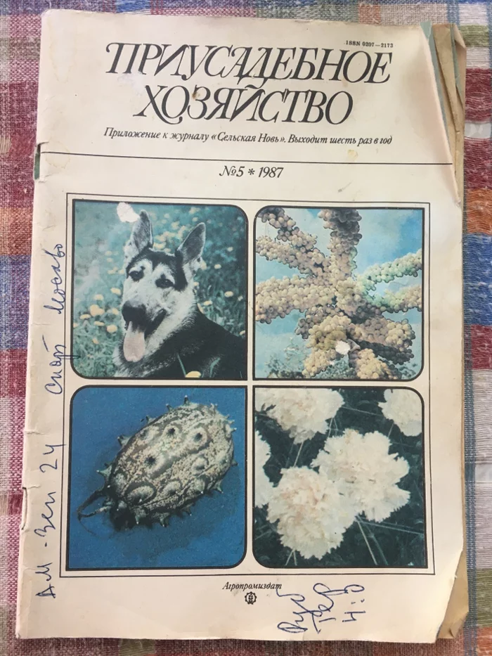 Magazine Homesteading 1987 - My, Magazine, Dacha, Сельское хозяйство, Rarity, Informative, Insulation, Longpost