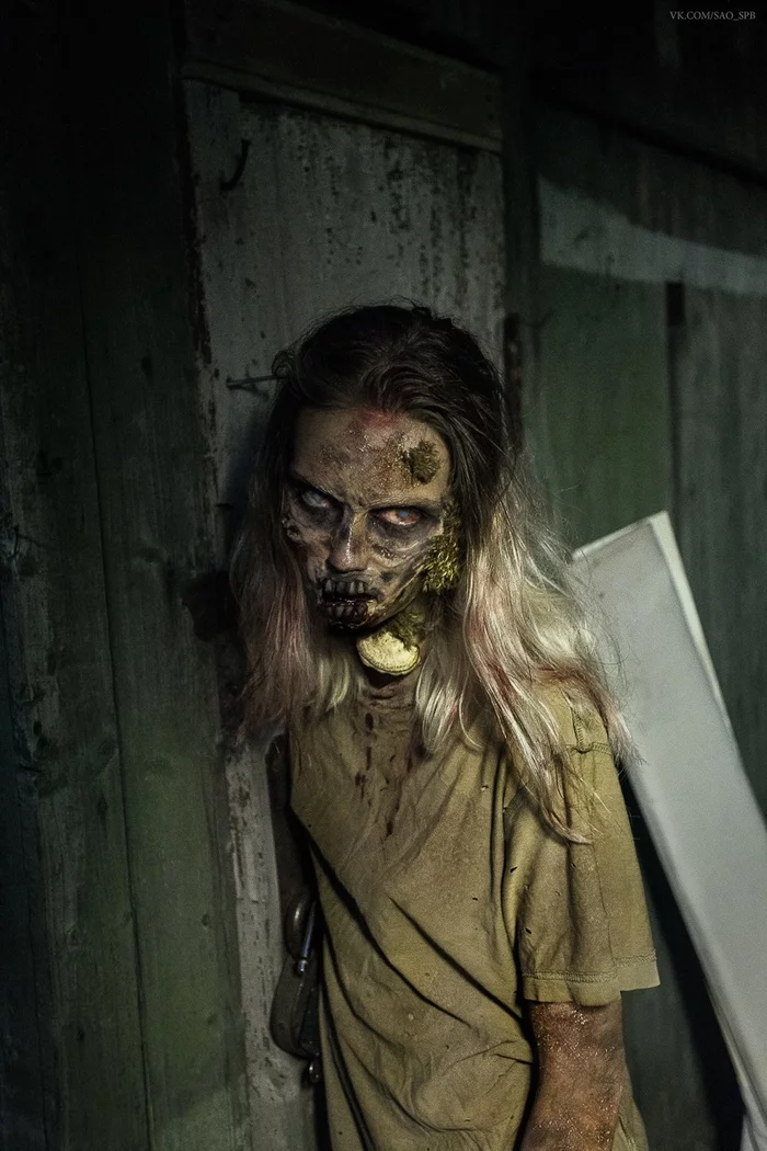 Cosplay of a walker from The Walking Dead - My, the walking Dead, Serials, Walking, Zombie, Cosplay, Russian cosplay, Longpost