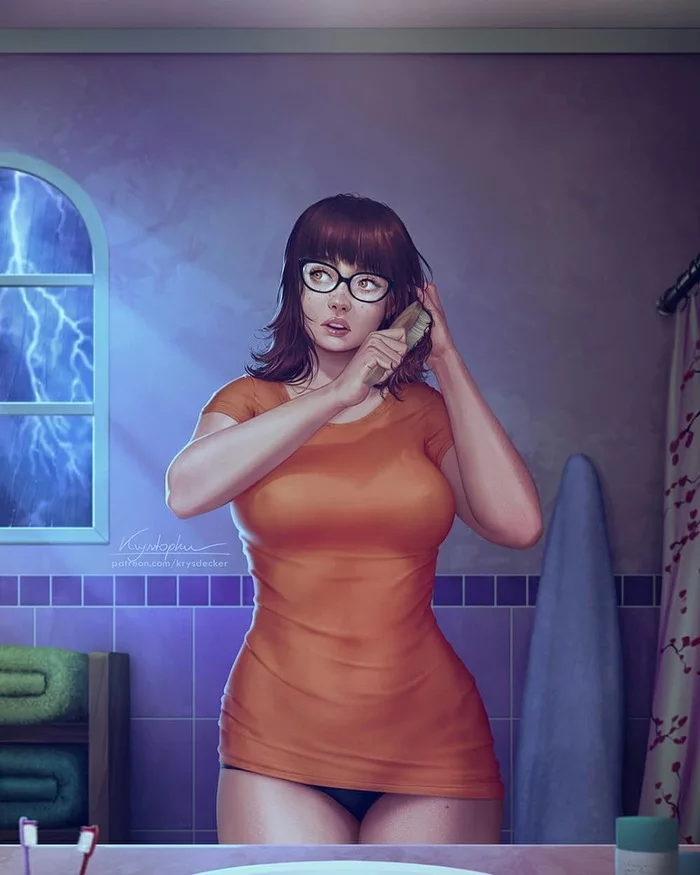 Velma - Drawing, Scooby Doo, Velma Dinkley, Krysdecker, Art