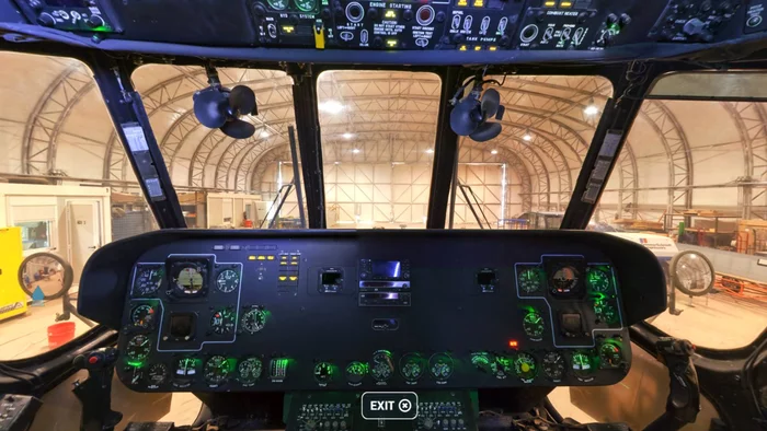 Virtual cockpits of eights - Helicopter, Mi-8, Mi-17, Панорама, Cabin