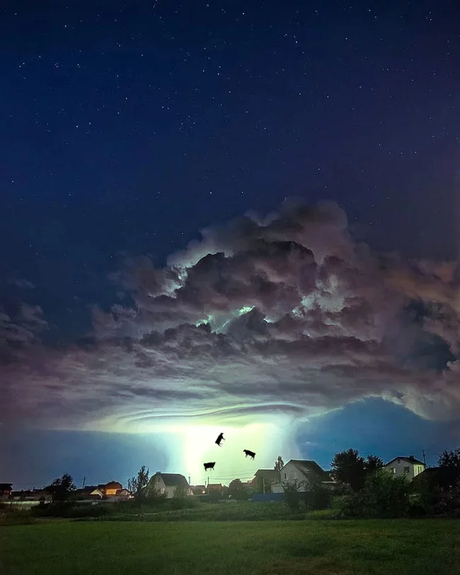 Reply to the post Voronezh - Voronezh, Russia, Thunderstorm, Lightning, The clouds, Night, Weather, Reply to post