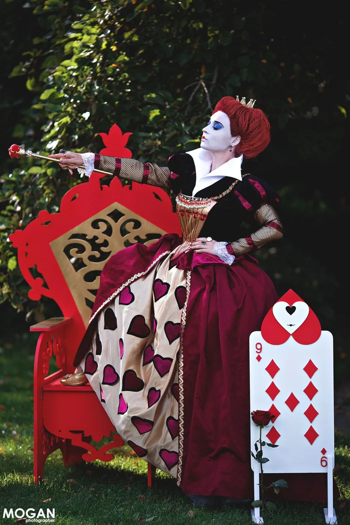 Queen of Hearts. Cosplay for Alice in Wonderland - My, Cosplay, Russian cosplay, Red Queen, Queen of Hearts, Alice in Wonderland, Longpost