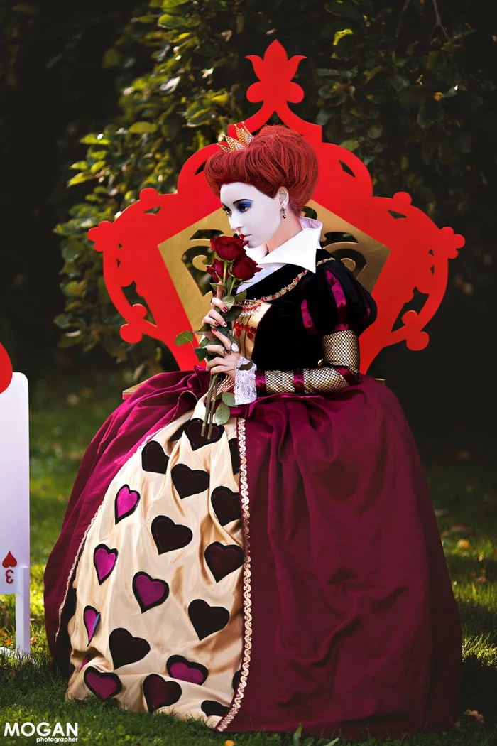 Queen of Hearts. Cosplay for Alice in Wonderland - My, Cosplay, Russian cosplay, Red Queen, Queen of Hearts, Alice in Wonderland, Longpost