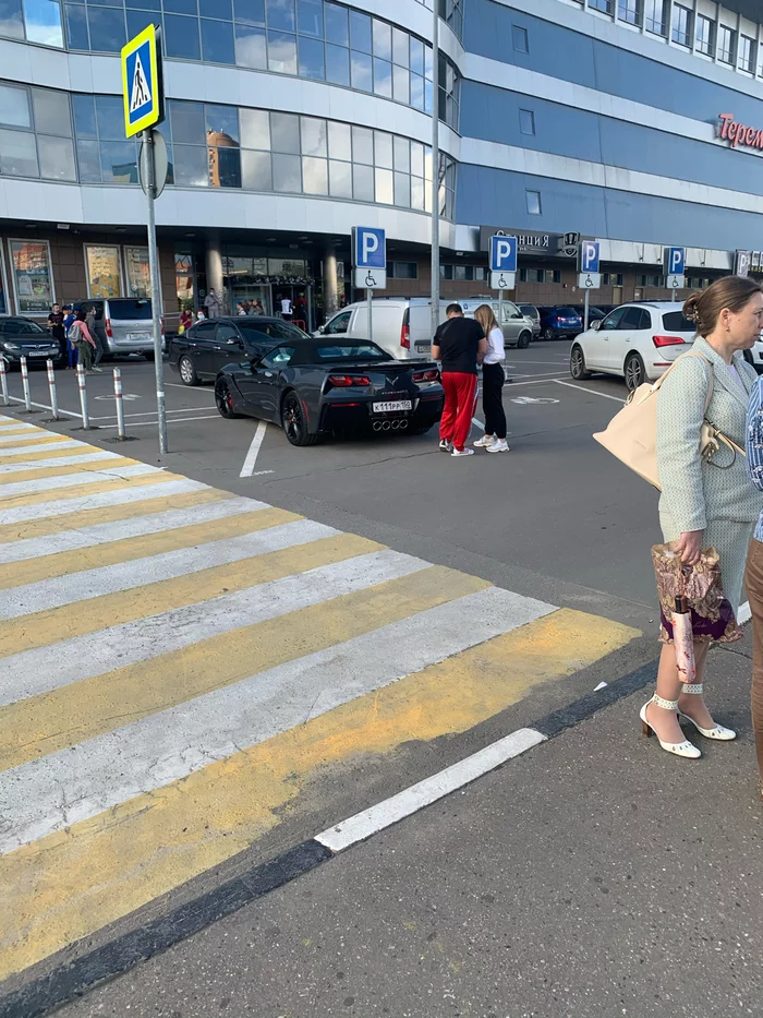 Disabled or retarded - My, Cattle, Violation of traffic rules, Неправильная парковка