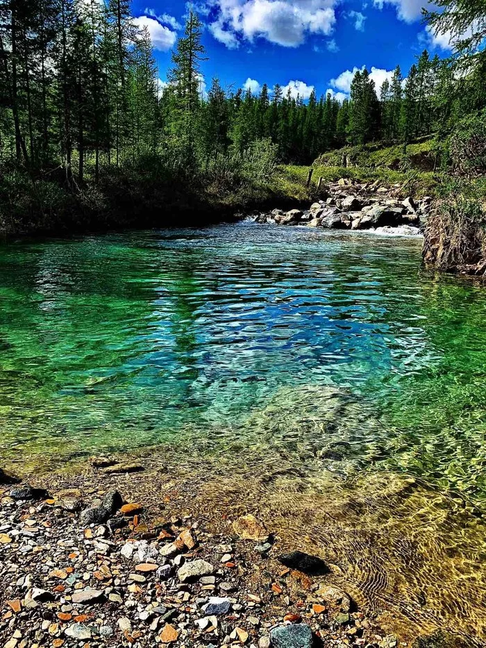 Dam on a mountain river - My, Nature, Water, River, Dam, The photo