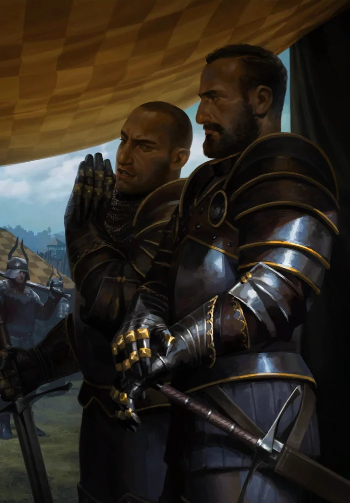 Gwent the Witcher card game: Usurper. The killer of Emperor Ferguss var Emreis who seized the Nilfgaardian throne - Gwent, Witcher, The Witcher 3: Wild Hunt, Kki, Art, Games, Nilfgaard, Longpost