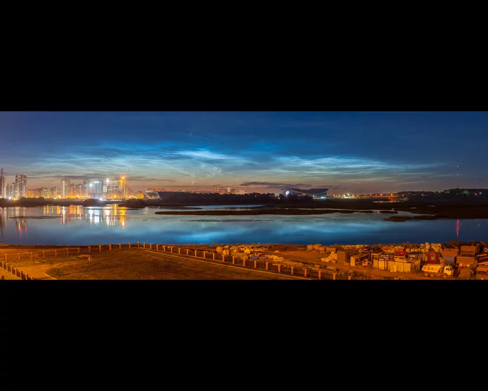 Comet NEOWISE over Kazan - My, Comet, Neowise, Kazan, Noctilucent clouds, Space, Astrophoto, Longpost