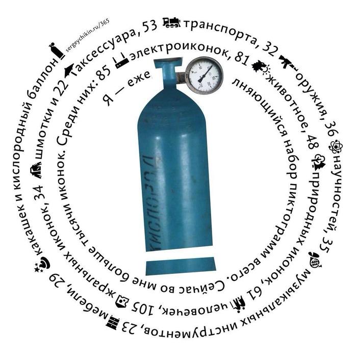 Ежедневная иконка — кислородный баллон