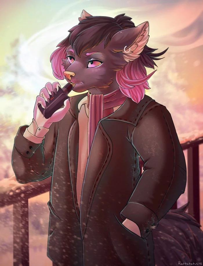 Quiet winter day - Furry, Art