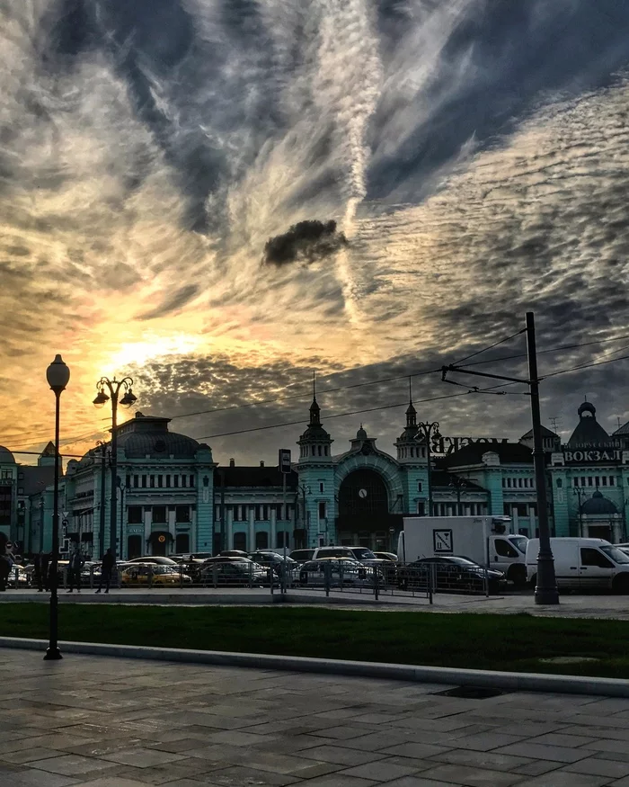 Belorussky railway station - My, Moscow, The photo, Railway station, Beginning photographer