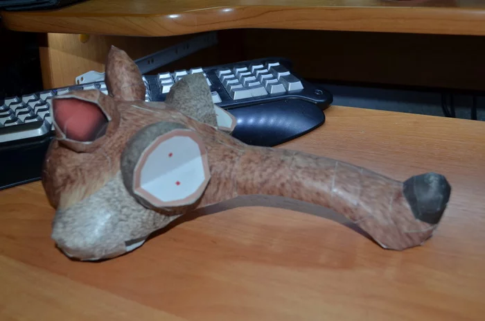 Scrat саблезубая крысобелка - Моё, Papercraft, Скрэт, Мультфильмы, Своими руками, Бумажный моделизм, Ледниковый период, Длиннопост, Рукоделие с процессом, Ледниковый период (мультфильм)