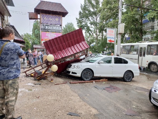 Ураган в Саратовской области 14.07.2020 - Ураган, Катаклизм, Длиннопост, Саратовская область