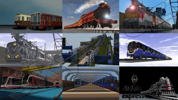 Typical carriage builder Skygroz - My, A train, Egypt, Horus, Tram, Sculpture, Minecraft, Longpost, Egyptian gods