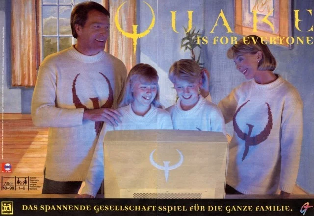 Brilliant 1996 Quake ad: Confusing, Predicts the Future, Still Works - Quake, Microsoft, Bill Gates, Advertising, Old school, Video, Longpost