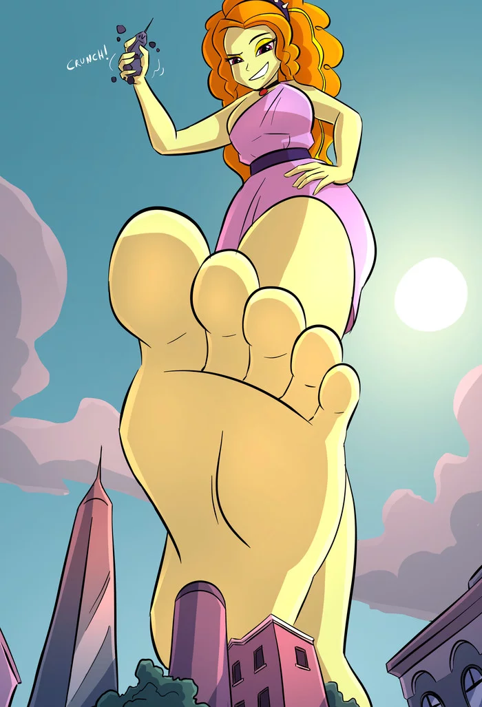 You will lick this foot. Otherwise... - My little pony, Equestria girls, Adagio dazzle