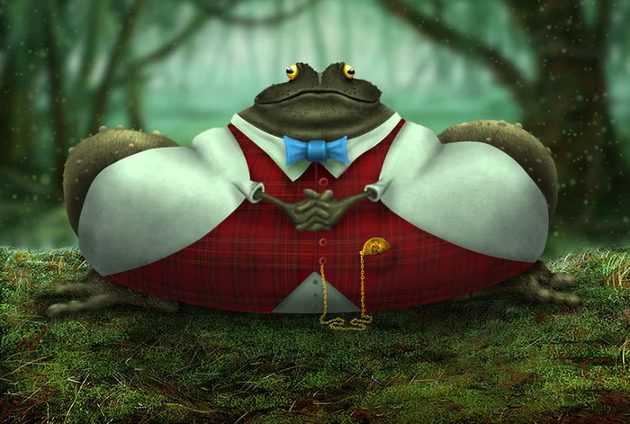 Toad - My, Toad, Characters (edit), Illustrations, Photoshop, Digital drawing, Storyboard, Longpost