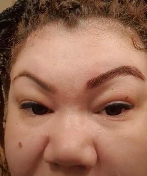 Eyebrows on Ali - Brows, Cosmetics, Longpost