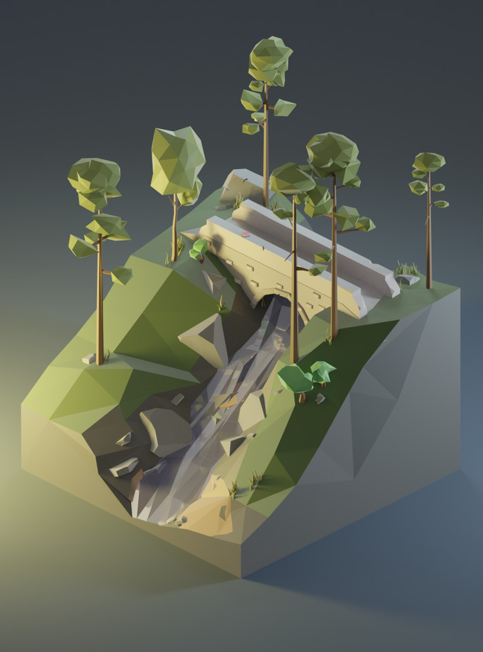    Low Poly Low poly,  , , 
