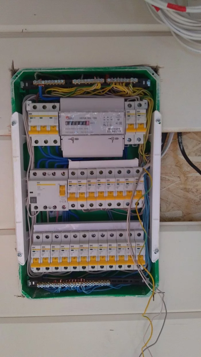 Installation of electrical panels - My, Samara, Carcasses