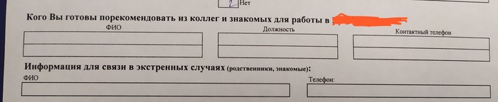 Questions in the questionnaire - My, Работа мечты, Application form, Candidates, HR work