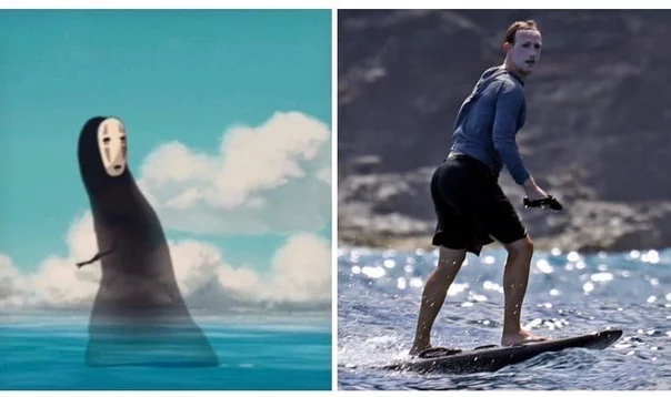 Марк Цукерберг переборщил с кремом от загара и стал мемом Марк Цукерберг, Мемы, Юмор, Фотожаба, Длиннопост