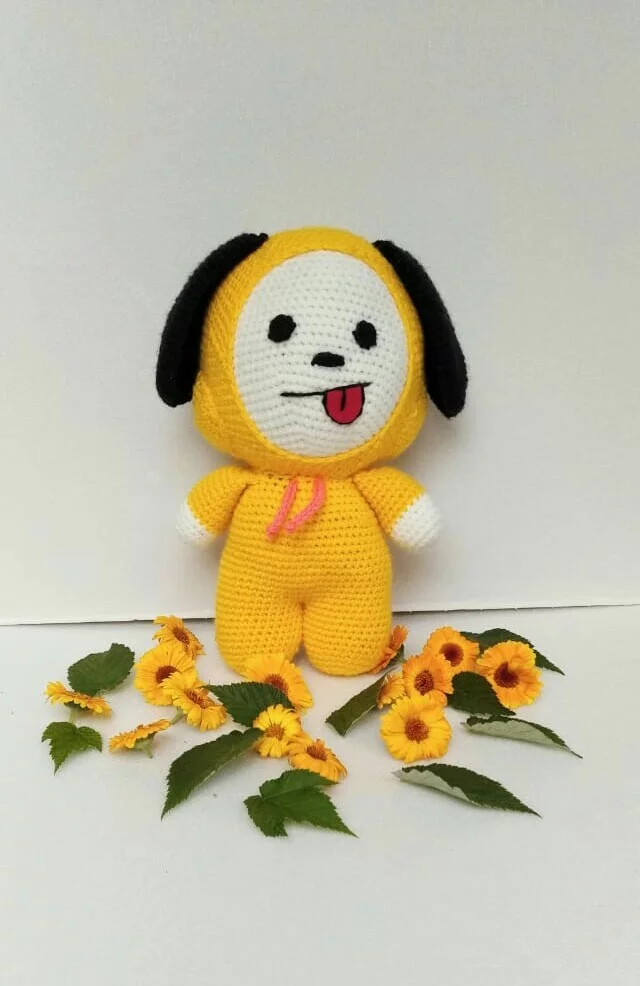 Чимин-Chimmy( bt21) - Моё, Собака, Герои мультиков, Мультфильмы, Вязание крючком, Своими руками, Рукоделие без процесса