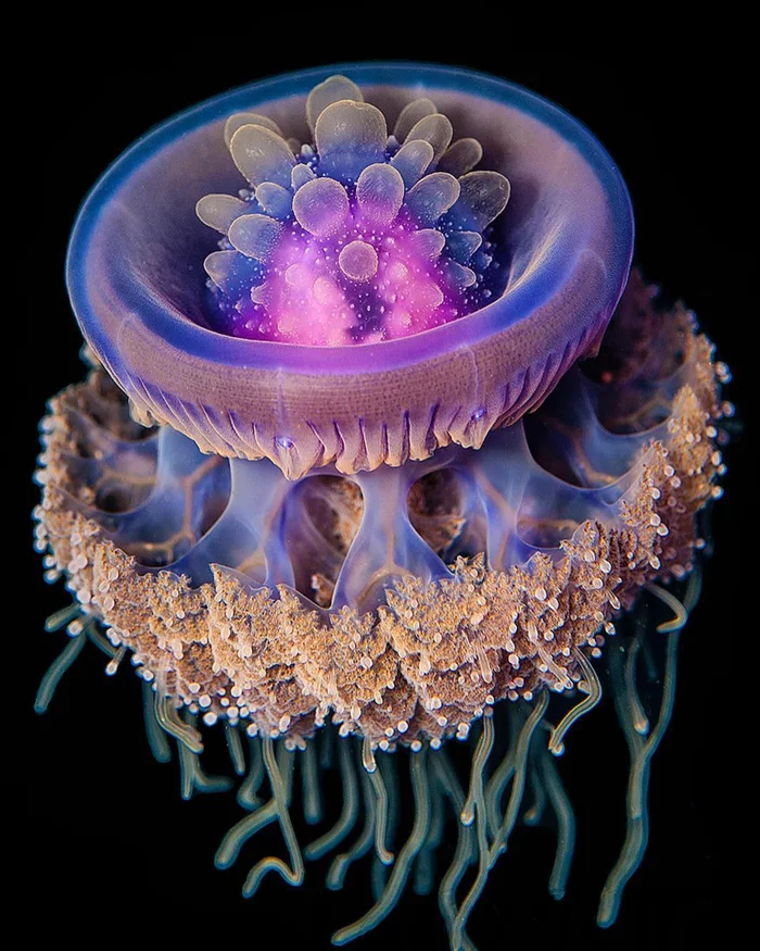 Crown jellyfish - Jellyfish, beauty