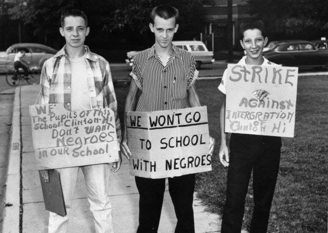 When you haven't done your homework - USA, Racial segregation, Racism, 1956