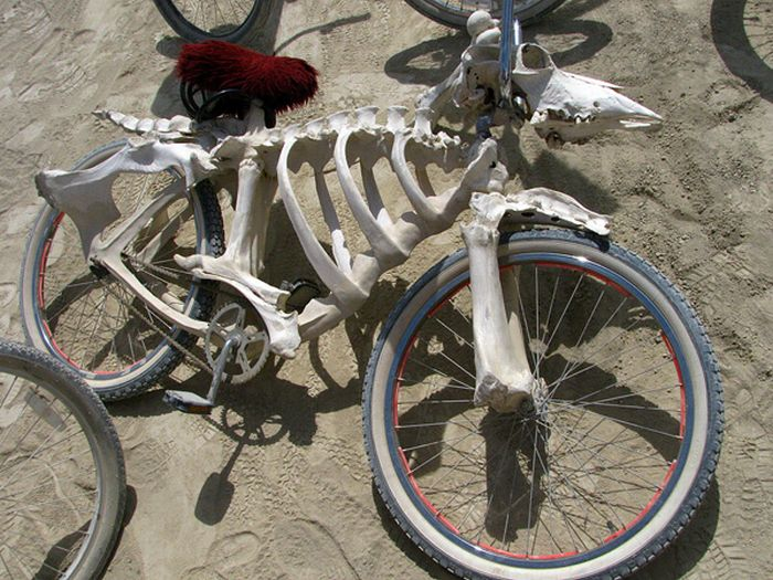 Hell bike - A bike, Bones, Modding