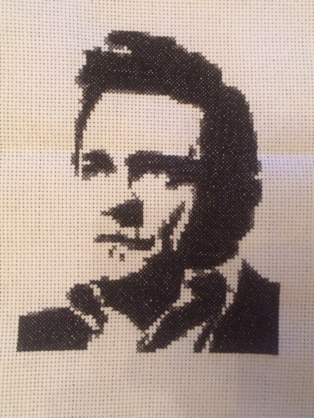 Джонни Кэш крестиком