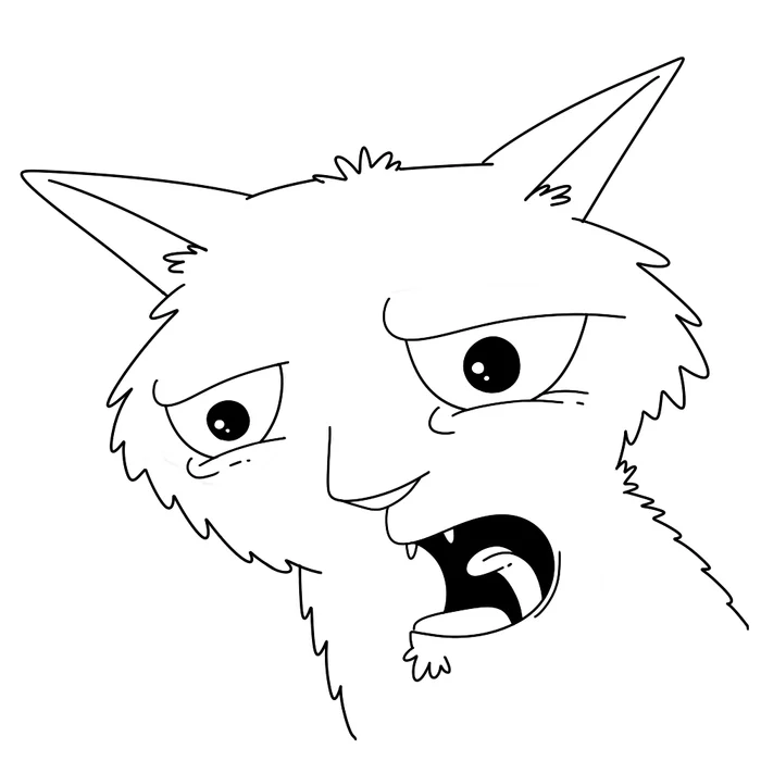 Sketches of shitty blurry cats. Part 2 - My, Friday tag is mine, cat, Drawing, Illustrations, Humor, Sketch, Animals, Funny animals, Longpost