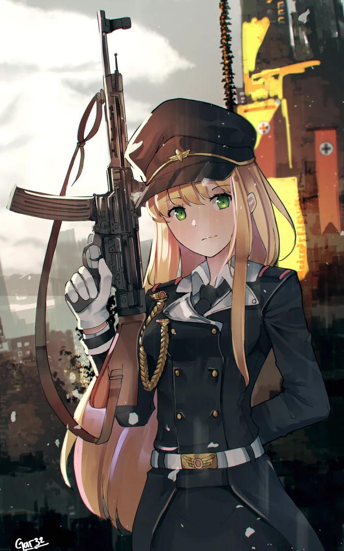 Stg44 - Аниме, Anime Art, Girls Frontline, Stg 44