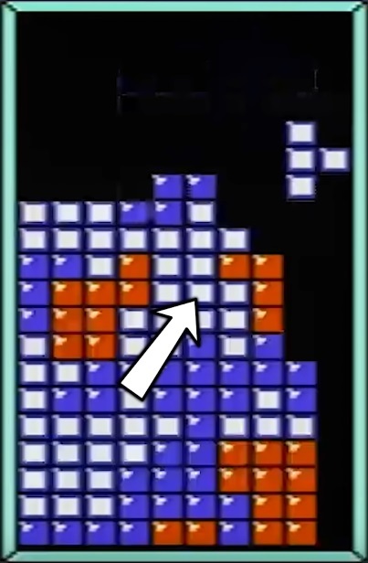 Classic Tetris (NES), completing the tutorial. Random, double well, spin - My, Tetris, eSports, Puzzle games, Video, Longpost