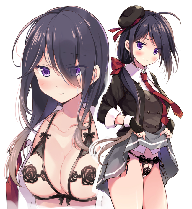 Ariake - NSFW, Kantai Collection, Аниме, Anime Art, Нижнее белье, Ariake