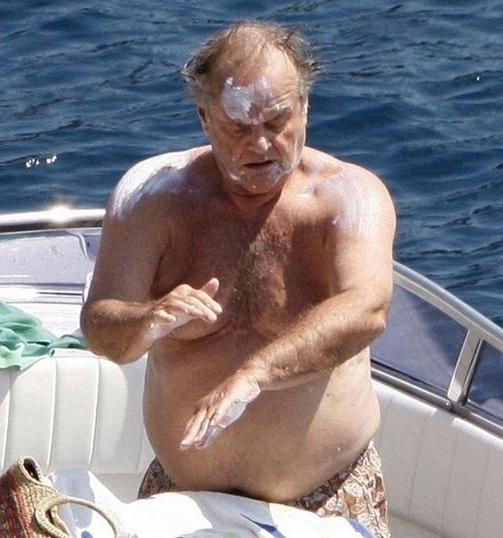 Jack Nicholson is having a great time in retirement - Jack Nicholson, Relaxation, The photo, Longpost, Celebrities
