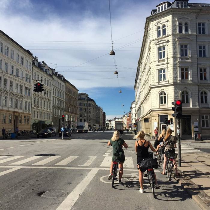 Summer - My, Denmark, Copenhagen, Cyclist, Mobile photography