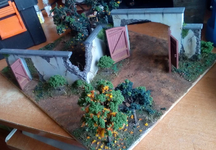 Operation Schwein. - My, Stand modeling, Diorama, Assembly, With your own hands, Hobby, The Second World War, Moto, Longpost, Needlework with process