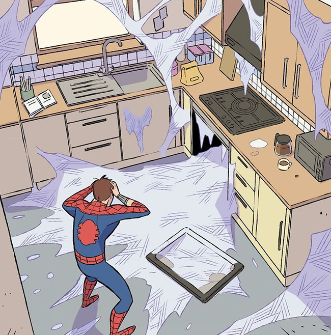 Spiderman and baking - Spiderman, Bakery products, Comics, Longpost