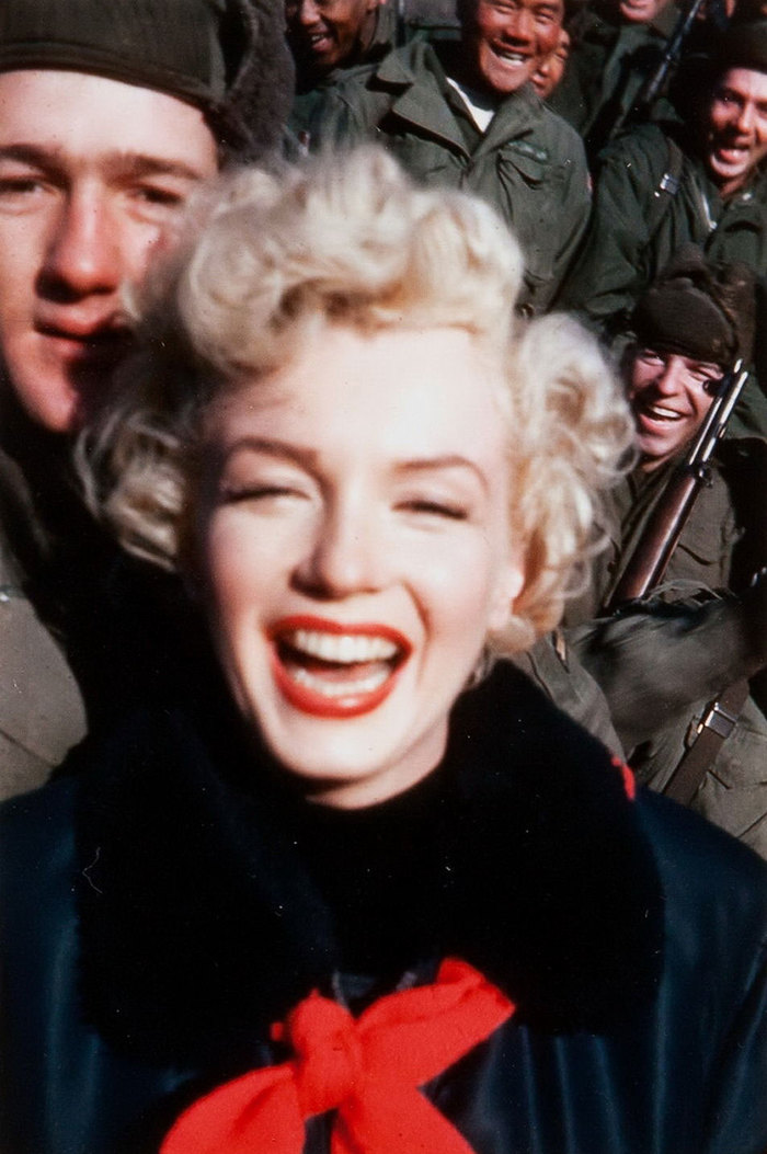 Gorgeous Marilyn. Korea - February 1954 - Marilyn Monroe, Celebrities, Photo with a celebrity, US Army, Корея, 1954, Story, Black and white photo, Longpost