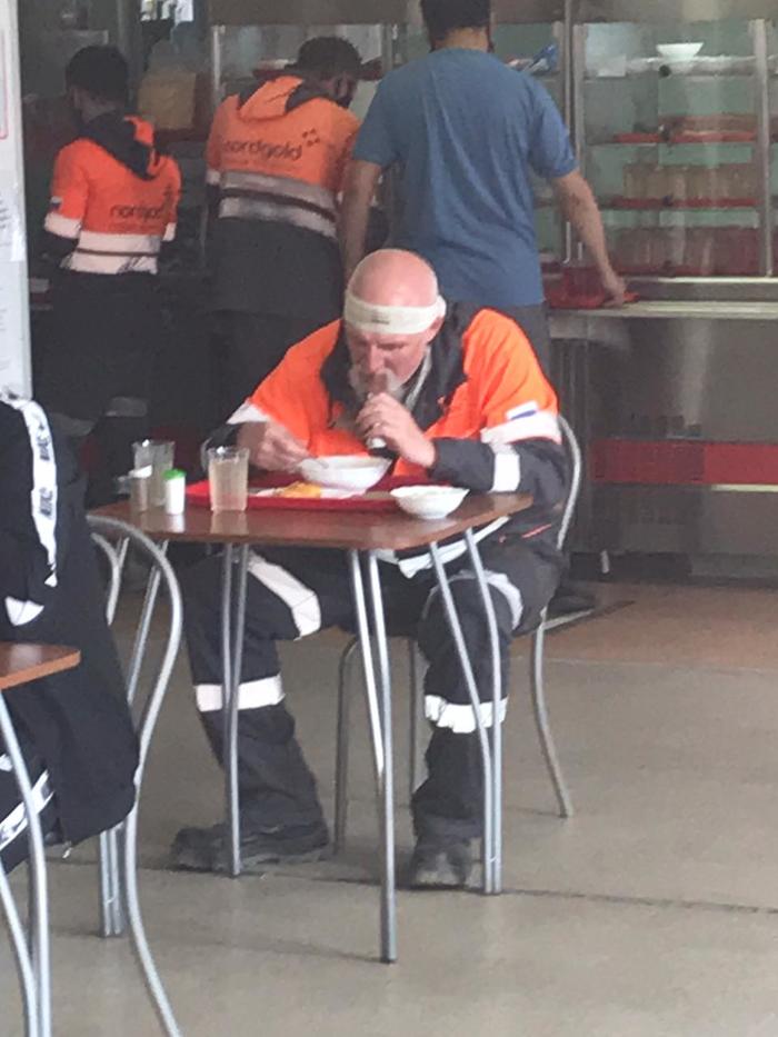 Халк Хоган в нашей столовой