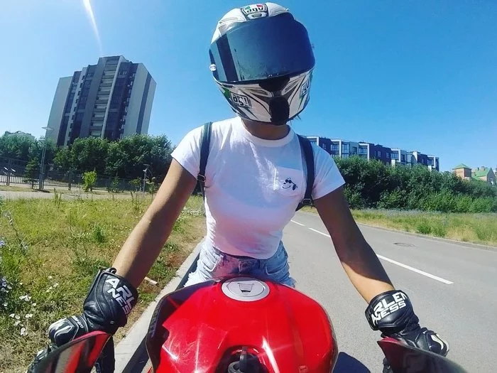 Moto girl - Moto, Girls, Beautiful girl, Video, Longpost