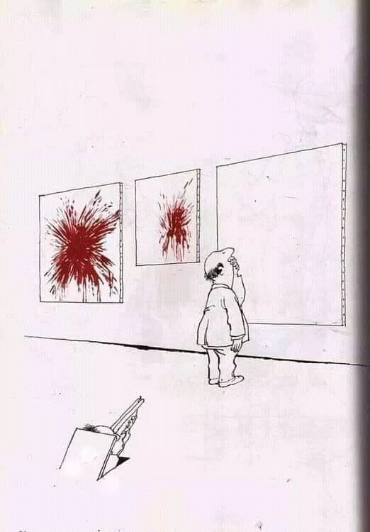 Conceptual! - Humor, Art gallery, Modern Art, Firearms