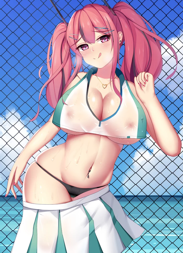 Bremerton - NSFW, Anime, Anime art, Azur lane, Bremerton, Breast, Pantsu