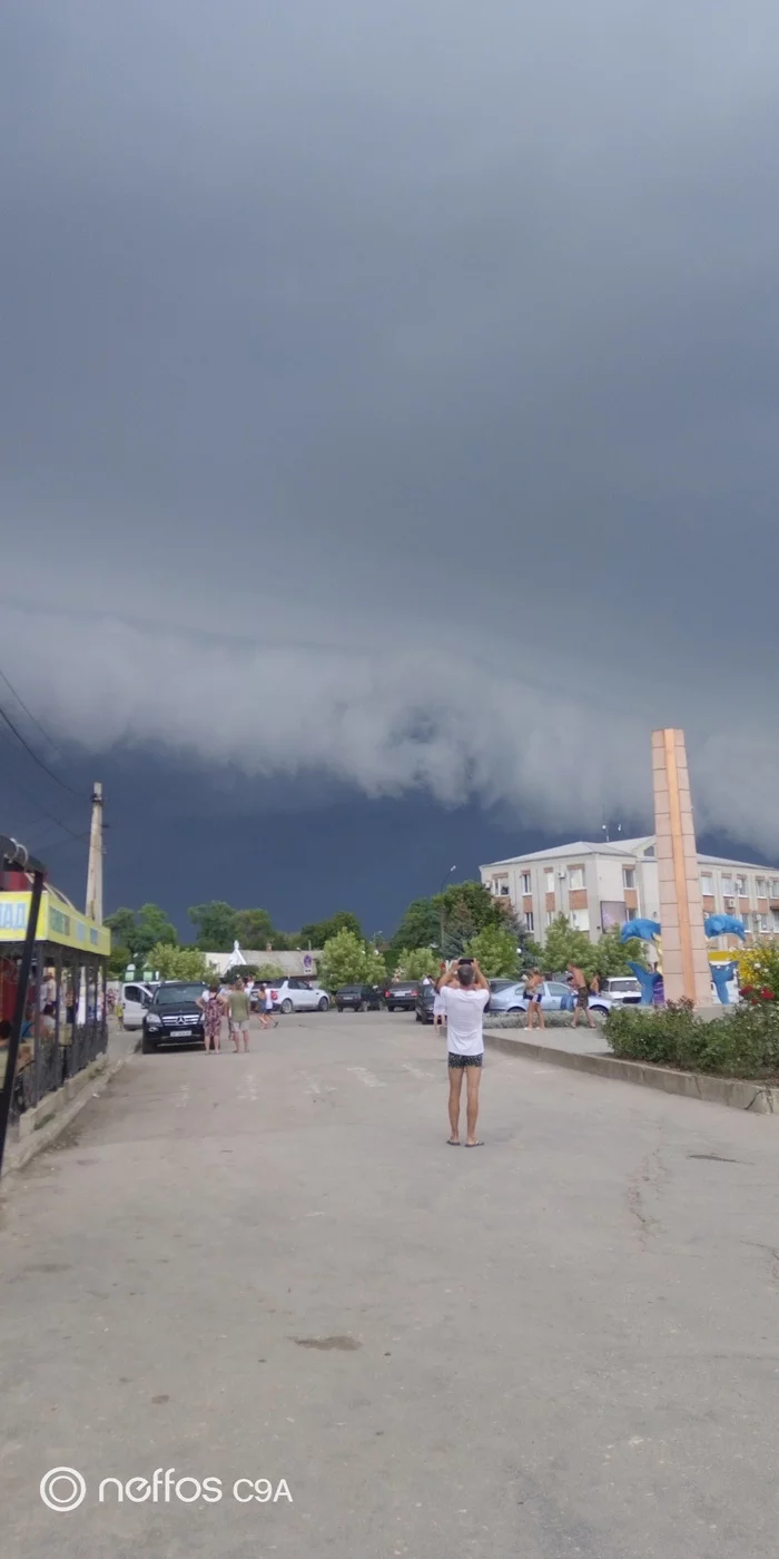 Resort thunderstorm - My, Azov sea, Kirillovka