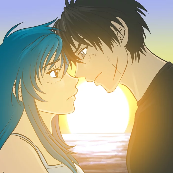 Chidori & Sagara - Аниме, Anime Art, Full Metal Panic, Chidori Kaname