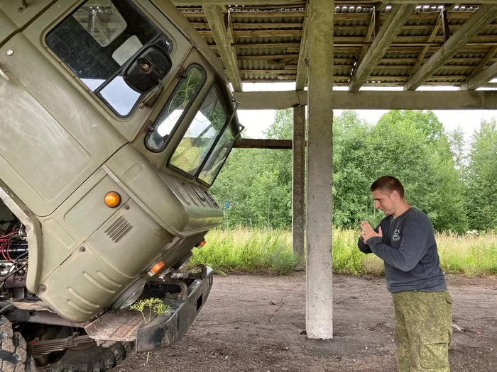 Chronicles of life in an army all-terrain vehicle. Part 4, everything goes wrong... - Village, Downshifting, Relocation, With your own hands, Longpost, Video, My, Gaz-66