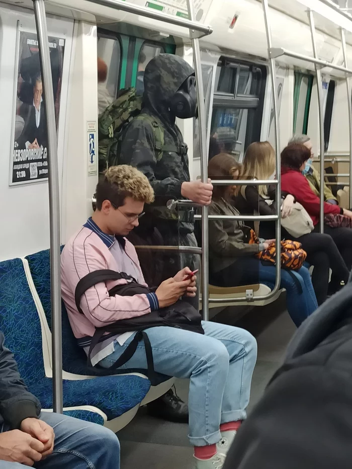 When you're tired of going your own way and decide to drive a little further - My, Stalker, Metro, Saint Petersburg, Mask