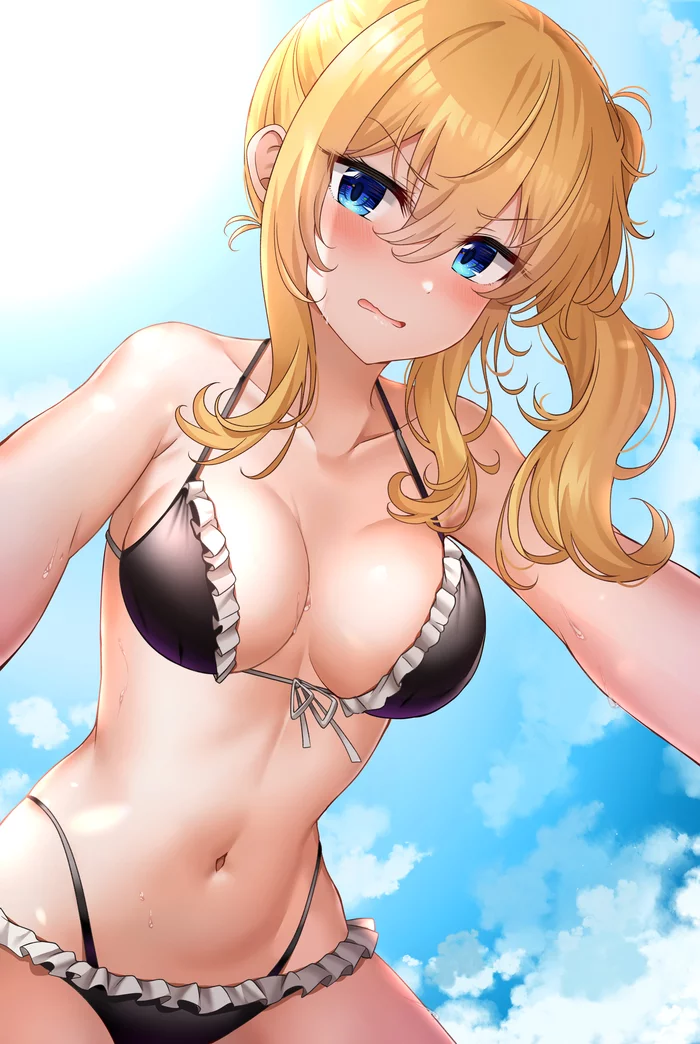 Best girl Ai hayasaka from sunhyun - NSFW, Kaguya-Sama wa Kokurasetai, Hayasaka ai, Anime art, Anime, Swimsuit, Housemaid, Longpost, Sunhyun