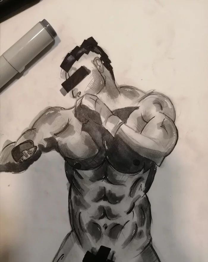 Boxer - My, Learning to draw, Drawing