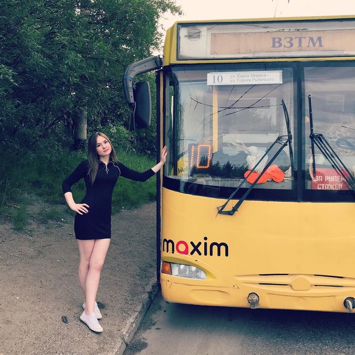 Trolleybus driver from Murmansk - Girls, Trolleybus, Driver, Murmansk, Longpost